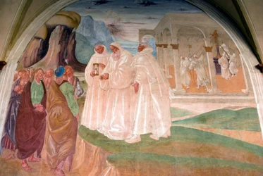 Saint Benedict Evangelizing the Inhabitants of Montecassino